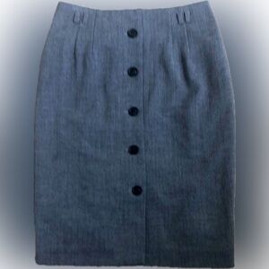 H&M | Gray pencil midi skirt